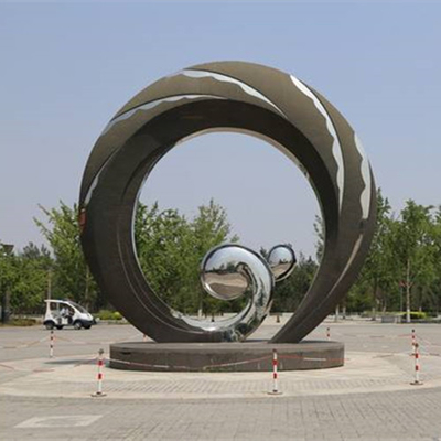 Coral Decorative Metal Sculpture tallada grande para el jardín del paisaje