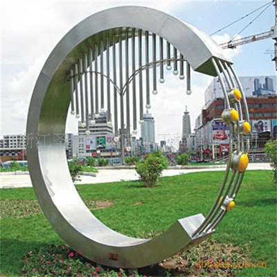 Escultura moderna tallada grande de Coral Landscape Garden Decorative Metal