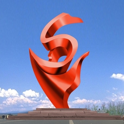 Escultura decorativa del hotel del metal del extracto al aire libre contemporáneo grande