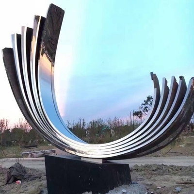 Extracto moderno Art Decorative Garden Metal Sculpture Exterieur del viento cinético
