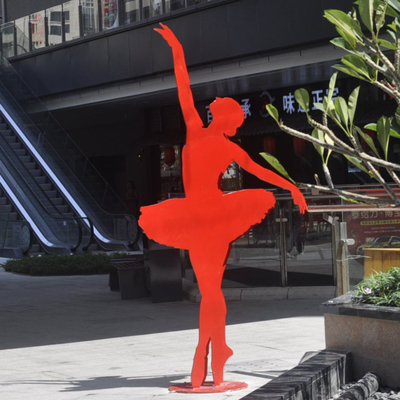 Hombre que camina Art Sculpture de Sculpture Stainless Steel del bailarín de ballet de la muchacha