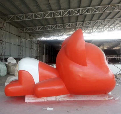 Decoración del jardín de la plaza de Ali Fibreglass Cartoon Character Sculpture