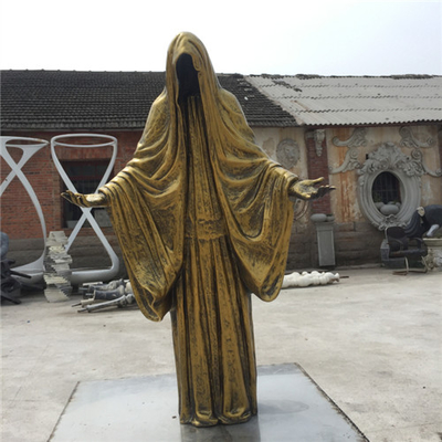 Estatuas al aire libre de la fibra de vidrio de Azrael Halloween de la muerte los 80cm el 120cm el 150cm el 180cm