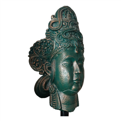 Decorativo interior de las estatuas de bronce del jardín de la cabeza de Buda modificado para requisitos particulares