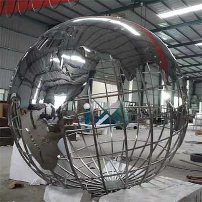 Escultura al aire libre SS 304 de la tierra del planeta del metal 316 para la exhibición