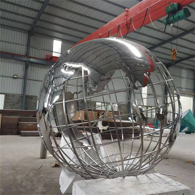 Escultura al aire libre SS 304 de la tierra del planeta del metal 316 para la exhibición