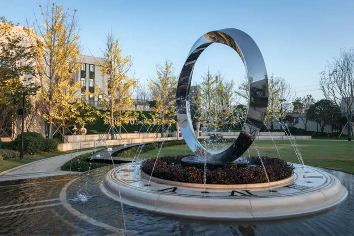 Arte decorativo grande SS 316L de la escultura del metal modificado para requisitos particulares para el jardín